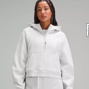 Scuba Oversized Half-Zip Hoodie